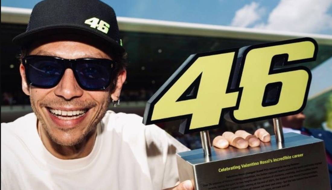 MotoGP retiró el 46 de Valentino Rossi
