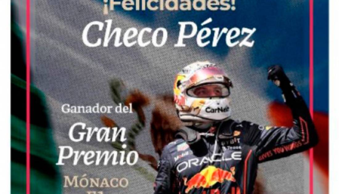 Mexico:  ¿felicita a Pérez o a Verstappen?
