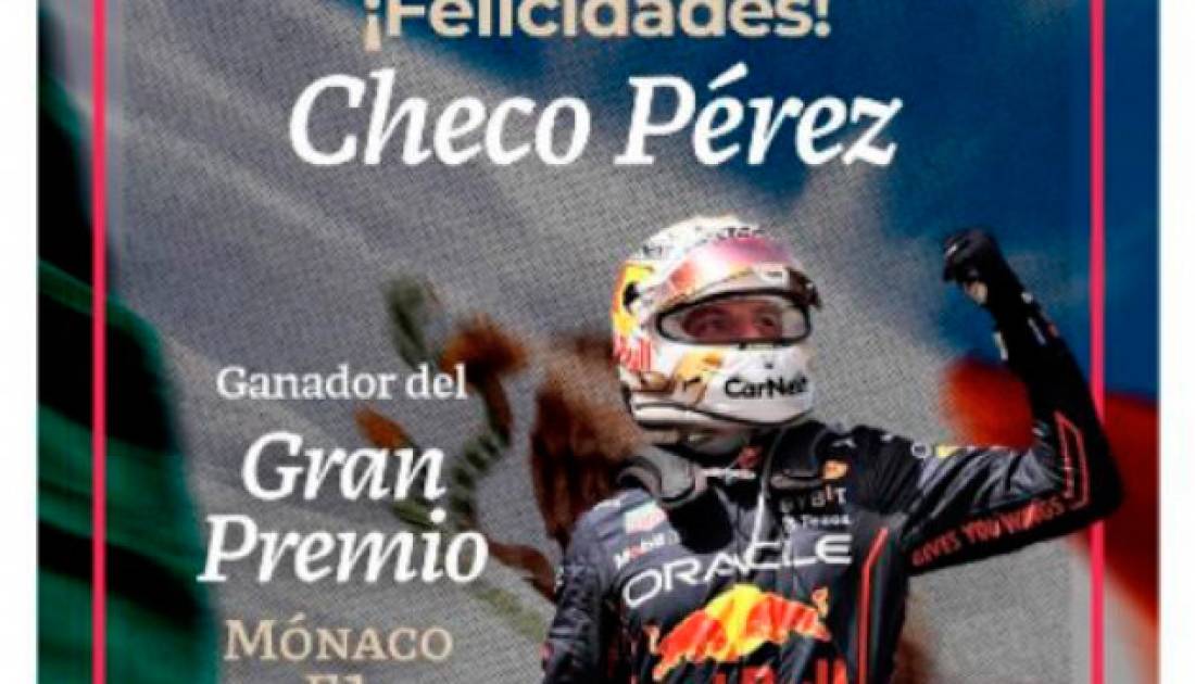 Mexico: ¿felicita a Pérez o a Verstappen?