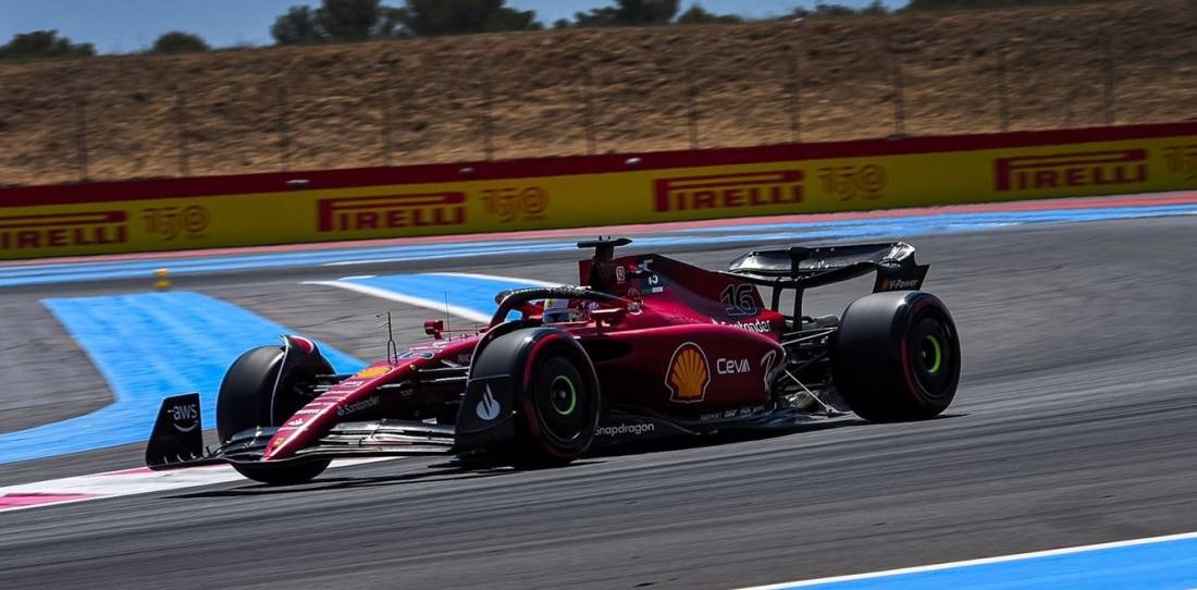 F1: La FP1 del GP de Francia fue para Charles Leclerc