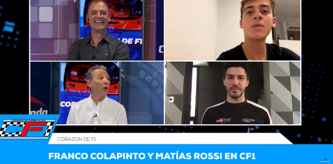 VIDEO: el divertido cruce entre Matías Rossi y Franco Colapinto