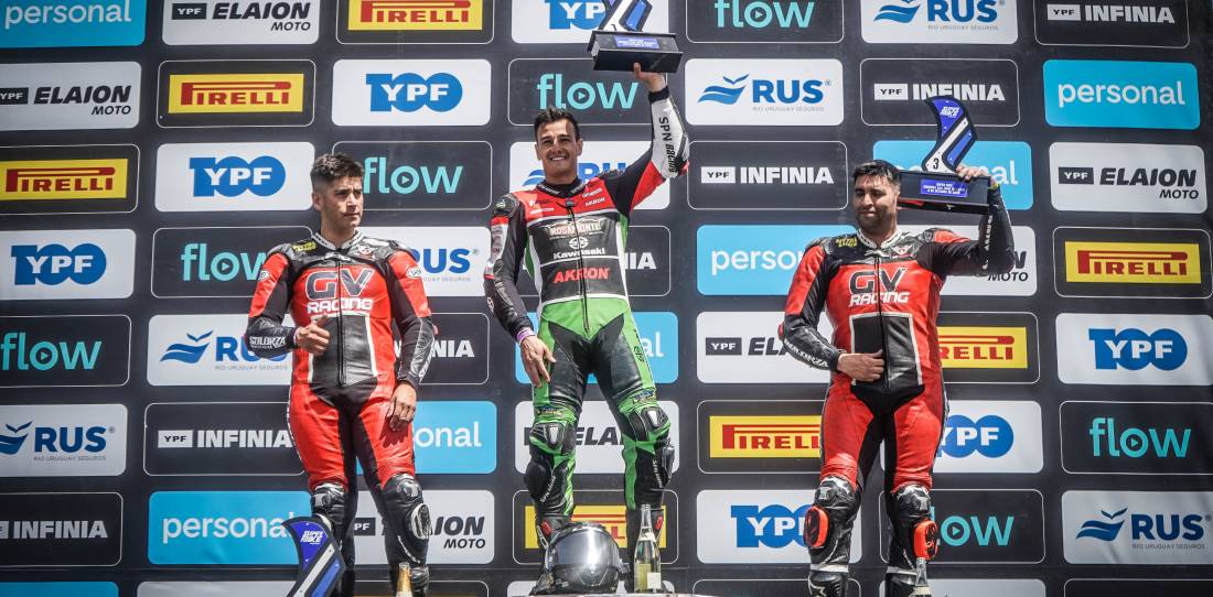 Superbike Argentino: Ribodino ganó la quinta fecha y el campeonato está al rojo vivo