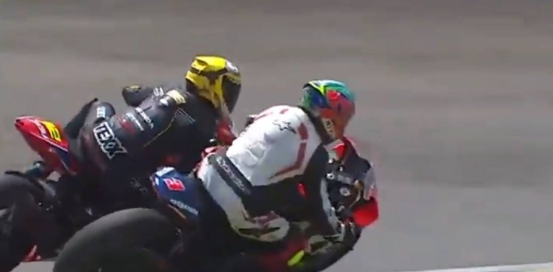 VIDEO: el chapa-chapa también existe entre las motos
