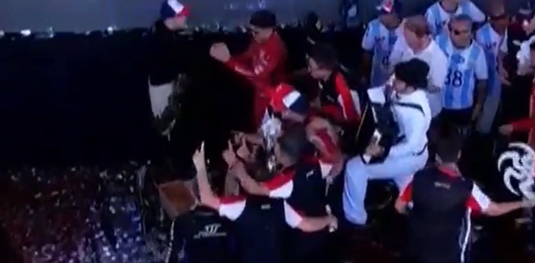 VIDEO: el buen gesto de Josito Di Palma con el campeón Azar