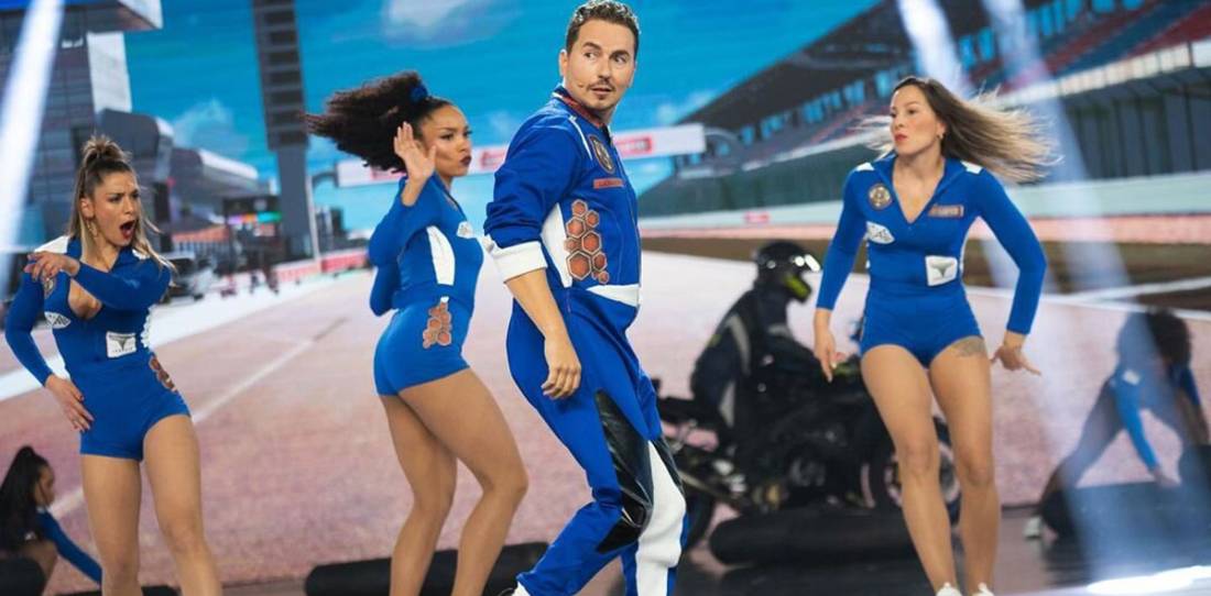 Jorge Lorenzo volvió a brillar en las pistas, pero de baile