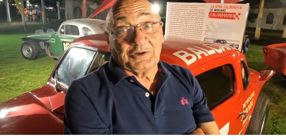 Maravillosa historia: Calamante se reencontró con el auto de su papá