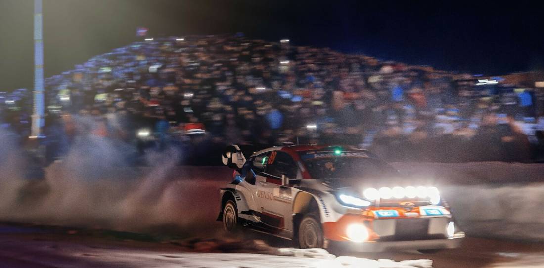 Rally Mundial: Kalle Rovanperä, el primer líder en la noche de Suecia