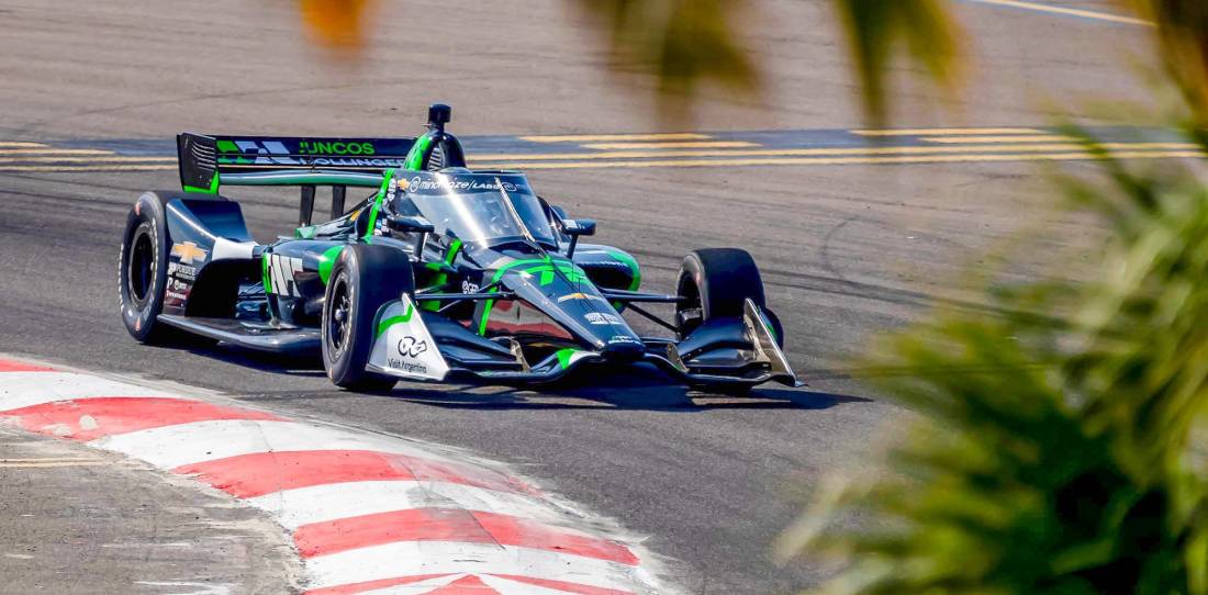 IndyCar: Canapino cumplió con la clasificación en San Petersburgo