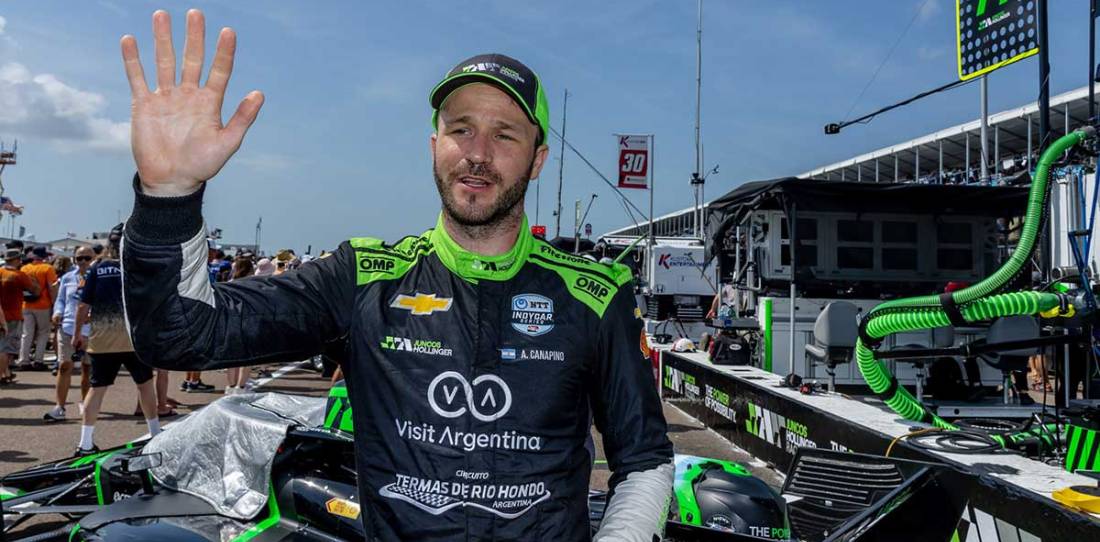 IndyCar: ¿qué meta se puso Agustín Canapino para su debut en los óvalos?
