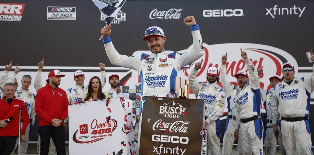 NASCAR: Kyle Larson se quedó con la victoria en Richmond