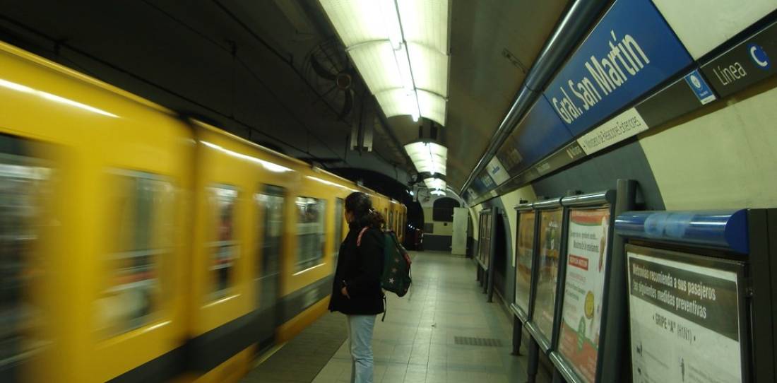 Subte: reabre la estación San Martín de la línea C