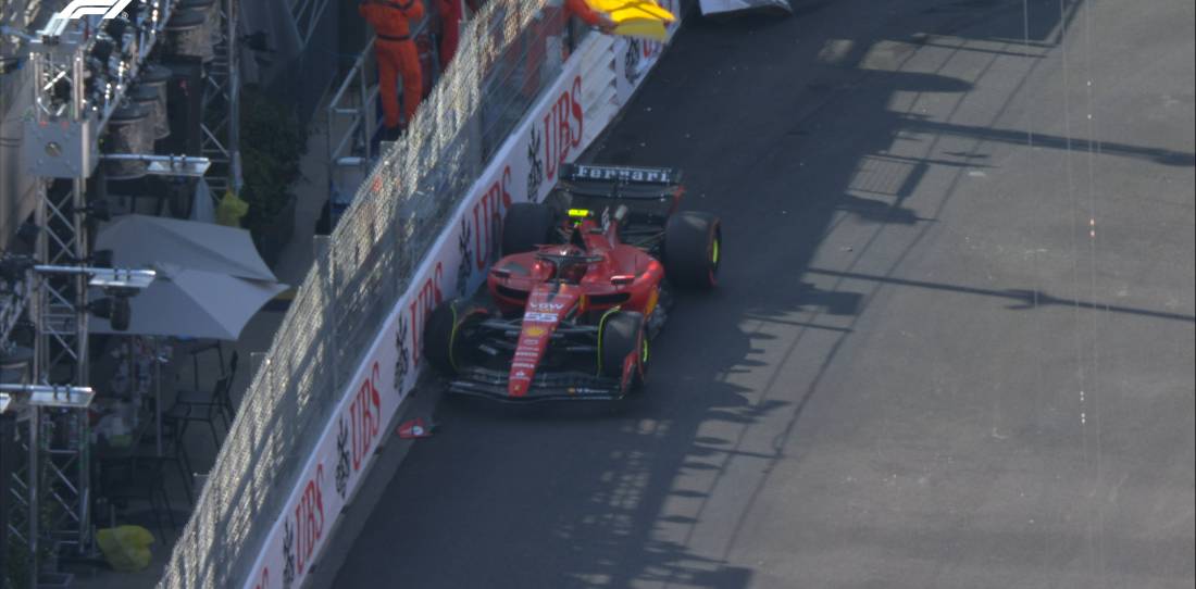 F1: duro golpe de Carlos Sainz en el cierre del viernes en Mónaco