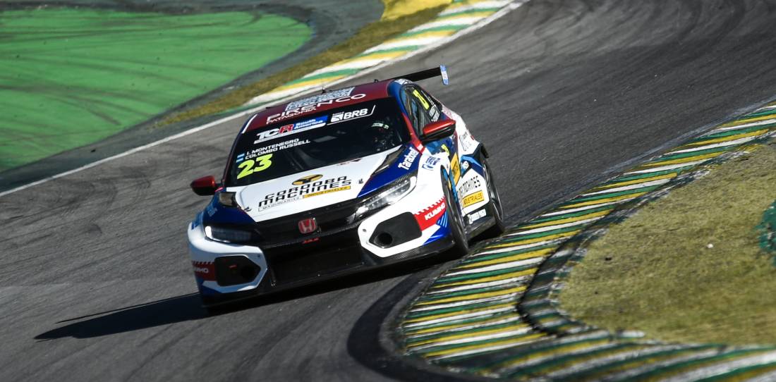 TCR South America: Montenegro y Colombo Russell se quedaron con la pole position en Interlagos