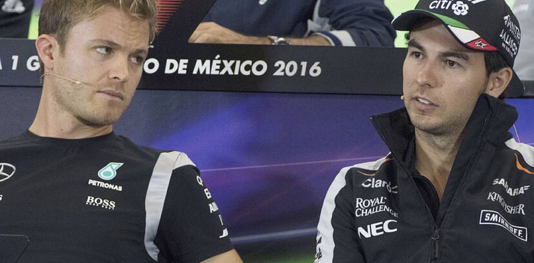 F1: Rosberg y un consejo para Checo Pérez ante las críticas