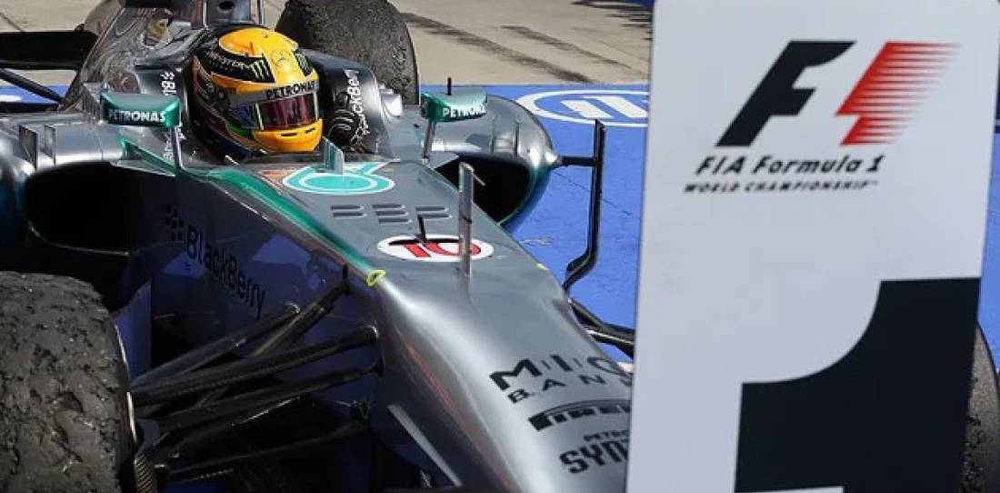 F1: se subastó el Mercedes con el que Hamilton ganó su primera carrera en la escudería