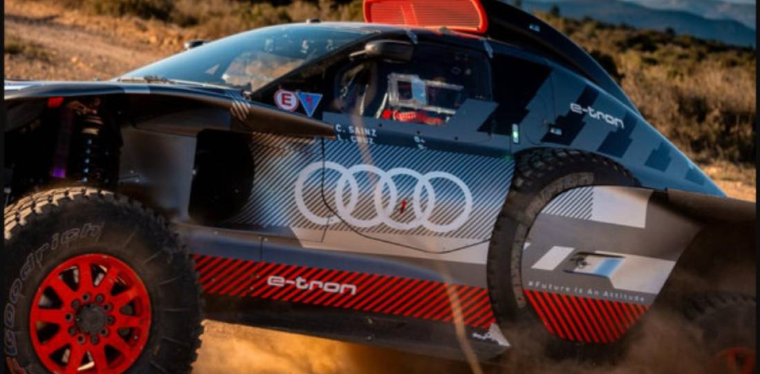 Último test para el Audi RS Q e-tron previo al Dakar