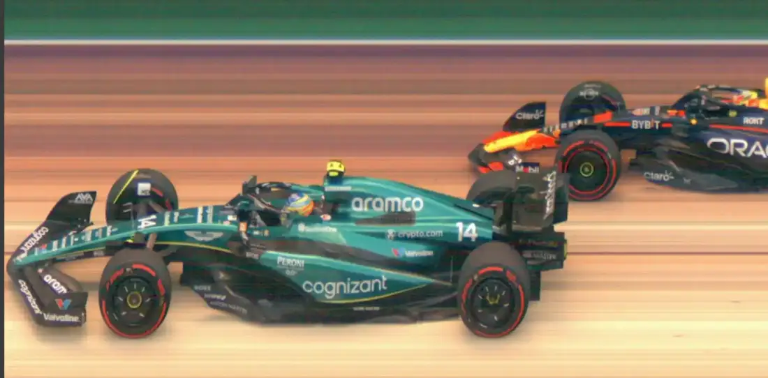 F1: el sobrepaso Alonso a Pérez en Brasil fue la acción del año de la FIA 2023