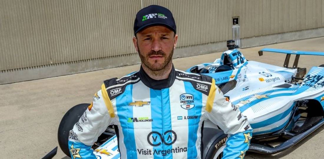 VIDEO IndyCar Canapino mostró la nueva indumentaria del Juncos