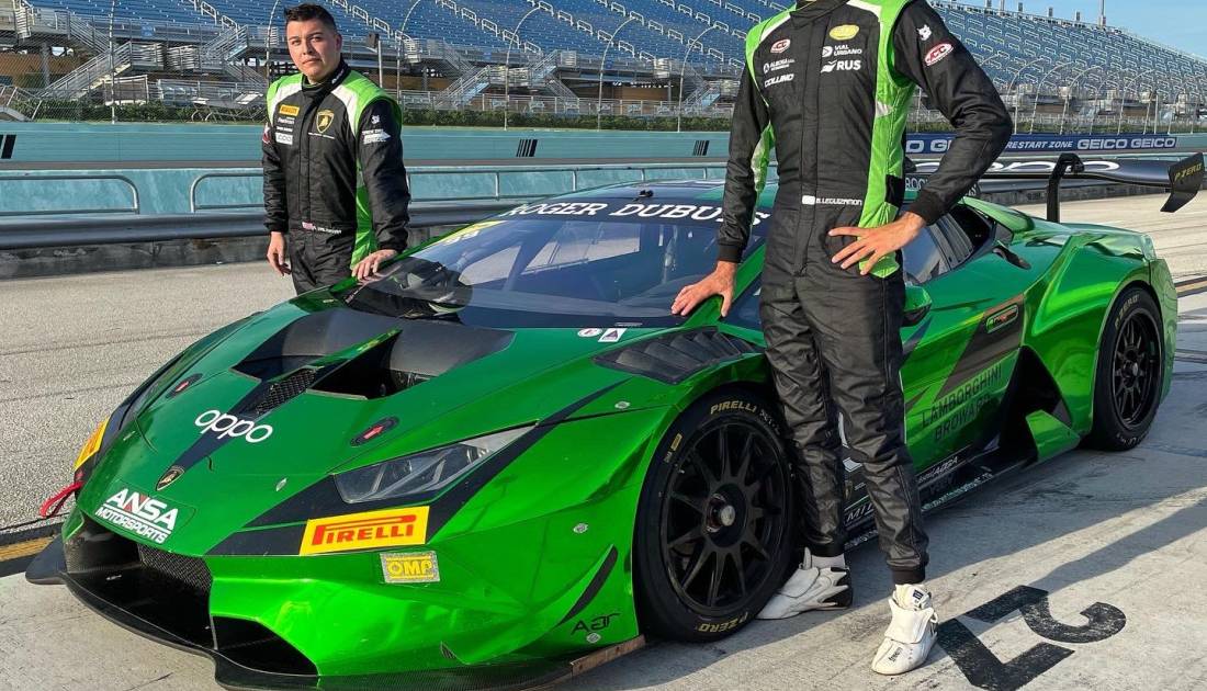 Baltazar Leguizamón conforme con su prueba en USA Carburando