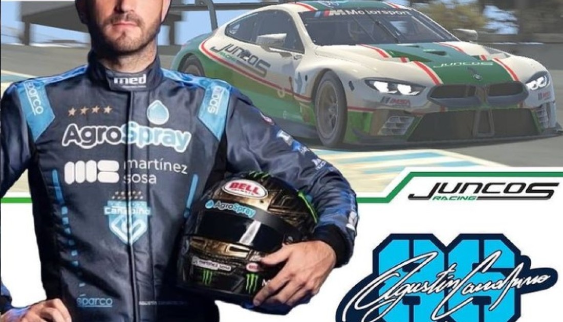 Canapino y Santero correrán hoy en la IMSA iRacing Pro Series