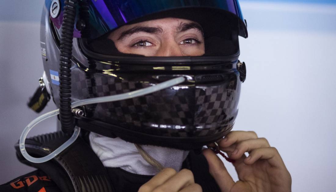 Franco Colapinto comenzó su actividad en Imola