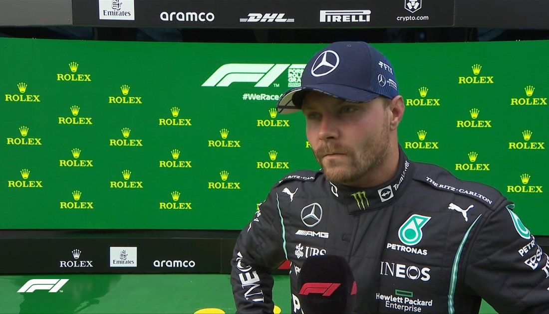 Bottas: "Mañana me voy a enfocar en mi carrera"