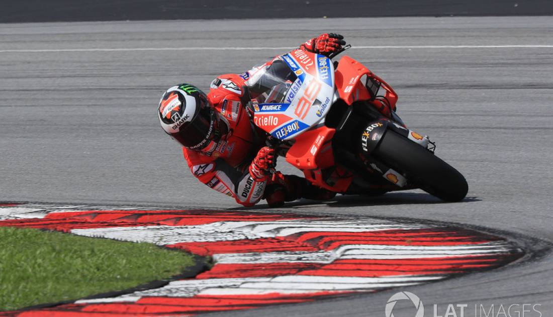 Lorenzo se quedó con el tercer día de pruebas con récord