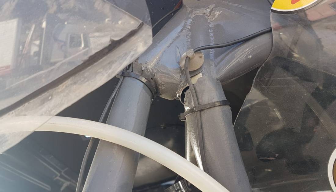 ¿El auto de Milla soportó como tenía que hacerlo?