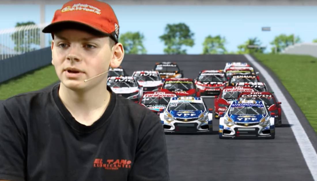 Tiene 16 años y competirá en el Súper TC2000 eSport