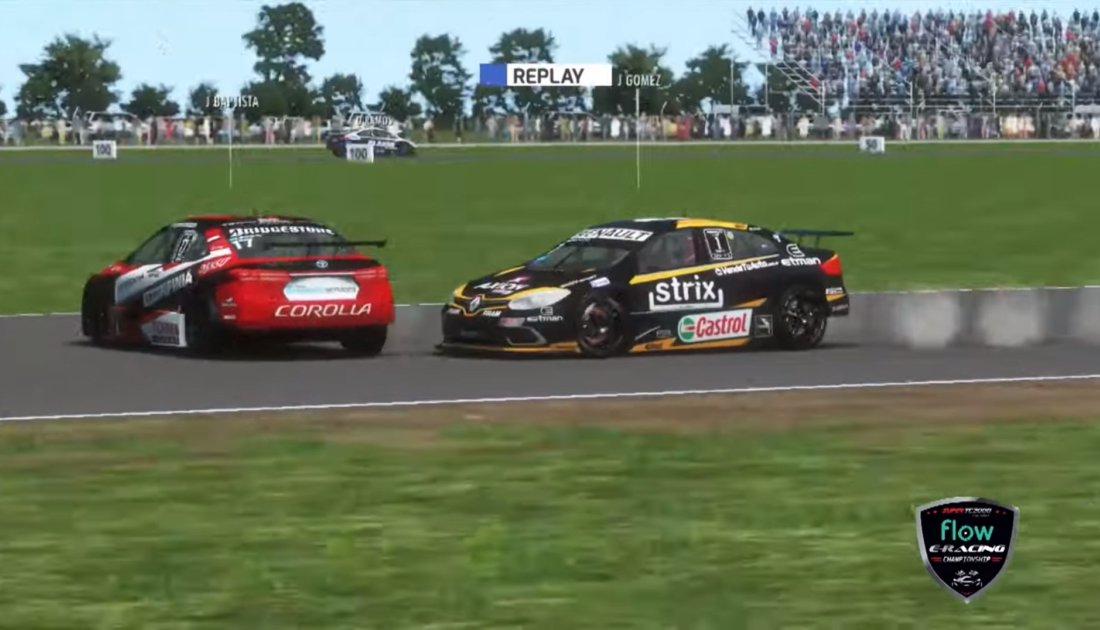 El Súper TC2000 eSport repitió ganador en un final polémico