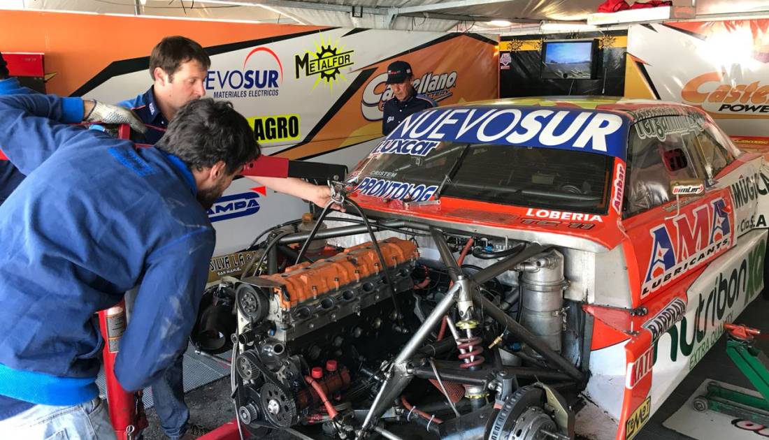 Castellano también rompió motor en Rafaela