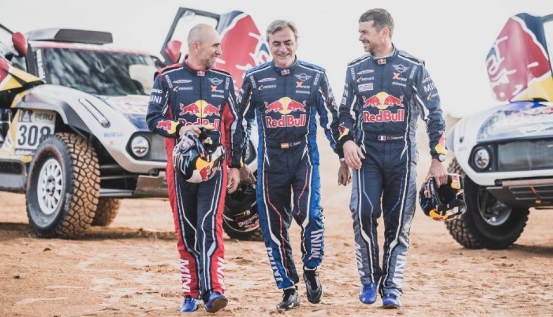  Sainz, Peterhansel y Despres correrán el Dakar con Mini