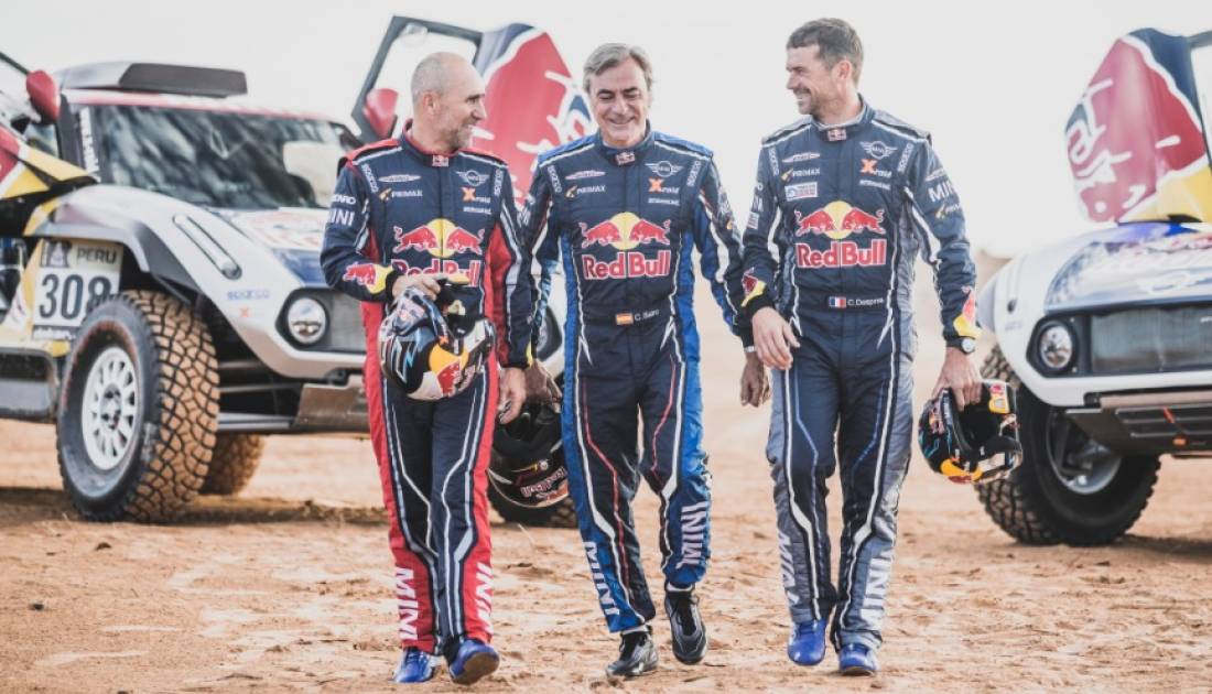 Sainz, Peterhansel y Despres correrán el Dakar con Mini