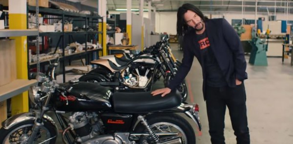 Keanu Reeves y su propia marca de motos