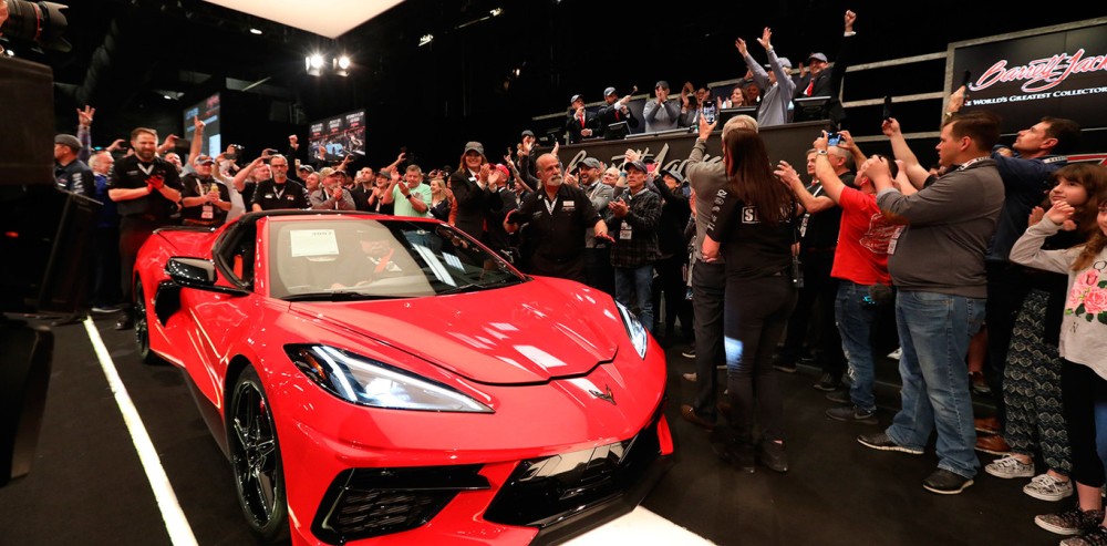 La primera unidad del Corvette con motor central trasero se pagó una fortuna