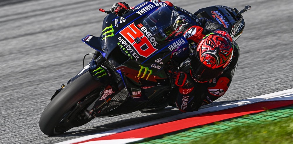 Quartararo se cayó y después lideró con autoridad en Silverstone ...