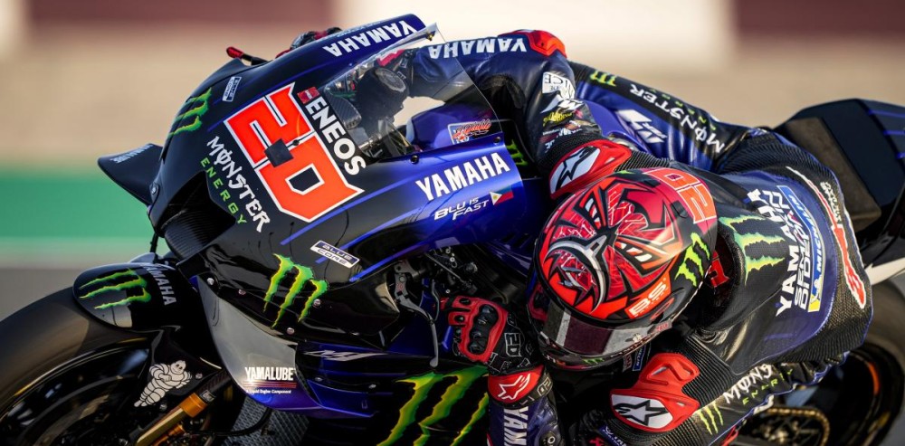 Quartararo se llevó el segundo día de test en Qatar | Carburando