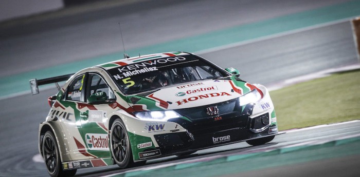 Michelisz dominó los dos entrenamientos del WTCC