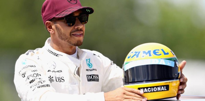 Lewis Hamilton recordó a Ayrton Senna