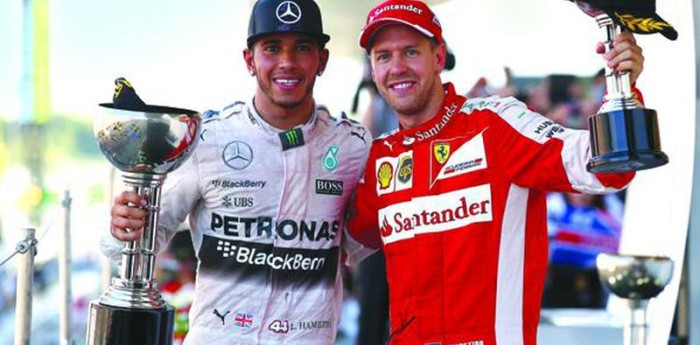 Hamilton y Vettel, en búsqueda de alcanzar a Fangio