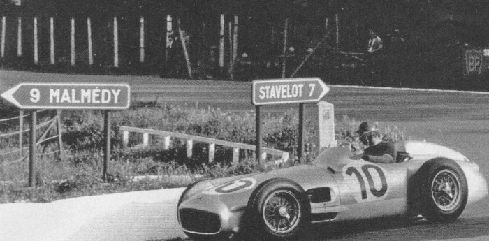 Hace 65 años Fangio dibujaba en el viejo Spa