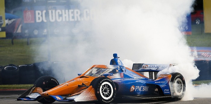 IndyCar en Gateway: Victoria de Scott Dixon en ajustado final con Sato