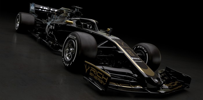 Haas F1 con nuevos colores en su VF-19