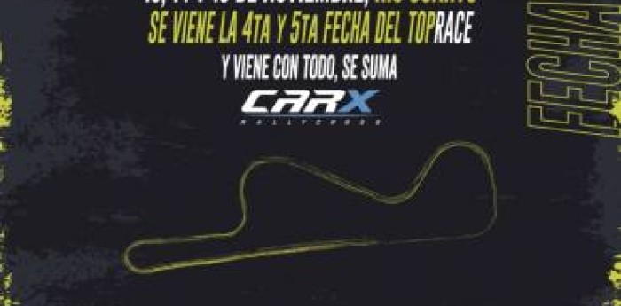 Cronograma del Top Race y el CARX para Río Cuarto