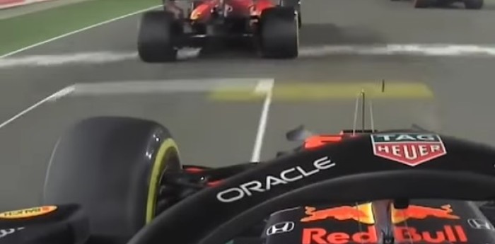 La largada de Verstappen en Qatar