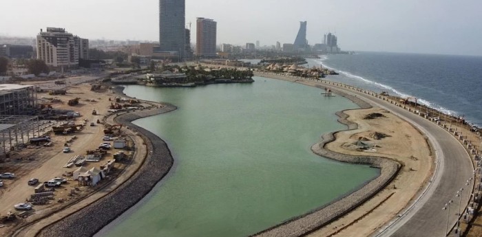 ¿Cómo se construyó el circuito de Jeddah?