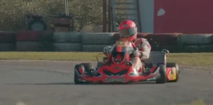 Márquez se prepara, hasta en karting
