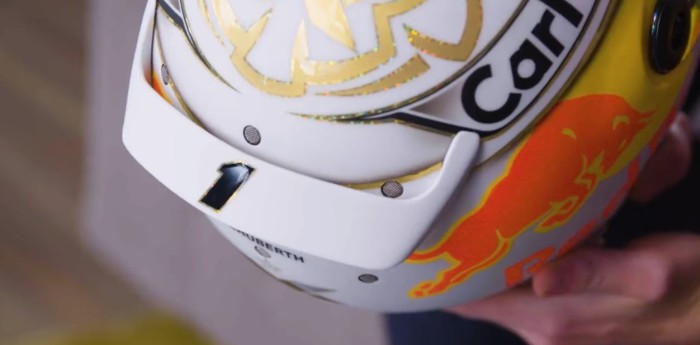 El nuevo casco de Verstappen