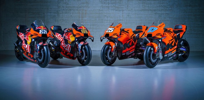 KTM presentó sus motos 2022