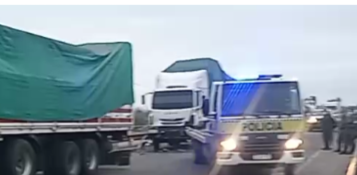 Accidente mortal con un camión de carga